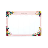 Weekly desk pad - blossom