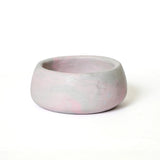 MARBLED OVAL PLANTERS