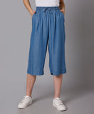 Lyocell Denim Crop Pant