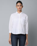 Cotton Shifley Top- White