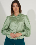 Solid Women's Work Premium Satin shirt