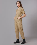 Khaki Utility Jumpsuit