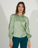 Solid Women's Work Premium Satin shirt