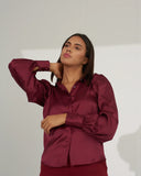 Solid Women's Work Premium Satin shirt