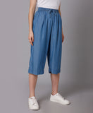 Lyocell Denim Crop Pant