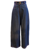 Denim Wide Leg Trousers