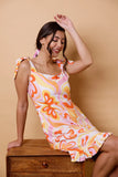 Multicolor Slim Fit Women's Printed Dress
