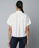 Cotton Drop Shoulder Top