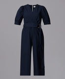 Navy Wrap Jumpsuit