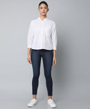 Cotton Shifley Top- White