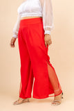 Meh-Noor Coral pink Tummy Tuck Pants