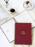 Daily Planner - Burgundy Boss