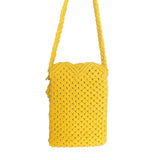 IMARS Macrame Bag Yellow For Women & Girls (Beach Bag) Made With Macrame Yarn