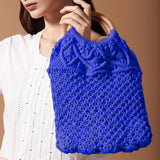 IMARS Macrame Bag Yellow For Women & Girls (Beach Bag) Made With Macrame Yarn