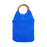 IMARS Macrame Bag Yellow For Women & Girls (Beach Bag) Made With Macrame Yarn