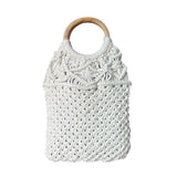 IMARS Macrame Bag Yellow For Women & Girls (Beach Bag) Made With Macrame Yarn