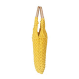 IMARS Macrame Bag Yellow For Women & Girls (Beach Bag) Made With Macrame Yarn