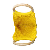 IMARS Macrame Bag Yellow For Women & Girls (Beach Bag) Made With Macrame Yarn