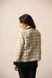 White Women's Classic Crop Jacket