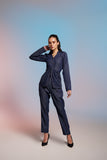 Ladies Office Blue Denim Co-ord set