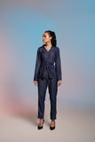 Ladies Office Blue Denim Co-ord set