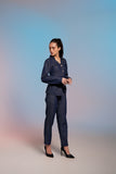 Ladies Office Blue Denim Co-ord set