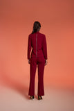 Red Women's Office Elegant Co-ord set