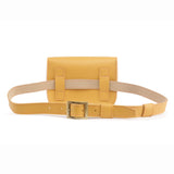 IMARS Stylish Fanny Pack Yellow For Women & Girls (Crossbody) Made With Faux Leather