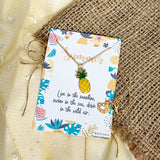 Rack Jack Y2K Charm Pendant Gold Necklace - Season Love - Summer - Pineapple