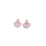 Y2K Charm Pendant - Sea Shell - Pink