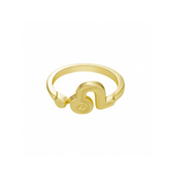 Zodiac Sign Rings - Leo - Gold