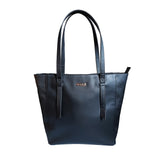 IMARS Stylish Handbag Black For Women & Girls (Tote) Made With Faux Leather