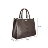 IMARS Stylish Handbag Rustic Brown For Women & Girls (Tote) Made With Faux Leather