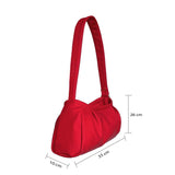 IMARS Stylish Handbag Red For Women & Girls (Baguette Bag) Made With Faux Leather