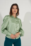 Solid Women's Work Premium Satin shirt