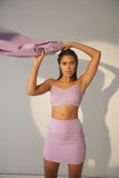 Lavender Crop top for Women