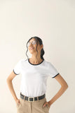 White t-shirt for women