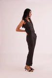 Relaxed Fit Formal Women's black co-ord