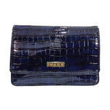 IMARS Stylish Crossbody Navy Croco For Women & Girls (Sling Bag) Made With Faux Leather