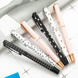 Metallic Pens - Nordic - Black Polka