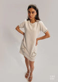 Women's Relaxed fit  Dress with Handmade Pocket Heart details