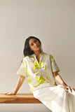 Cotton khadi Women's White Work Top