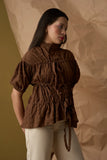 Fancy Brown Lace Top for Women