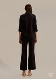 Black Formal Shirt and Trouser Co-ord set for Women