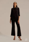 Black Formal Shirt and Trouser Co-ord set for Women