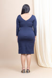 Lunarbeam V-Neck bodycon dress