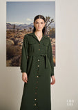 Relaxed fit 2 in 1 Trench Coat Dress - Women