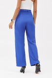 Relaxed Fit Wide Leg Trouser Set - Cobalt Blue