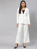 PowerSutra Women's White Marina Pant Suit