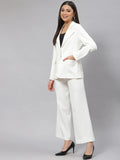 PowerSutra Women's White Marina Pant Suit